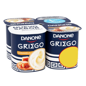 YOGUR GRIEGO DANONE CARAMELO 4X110GR