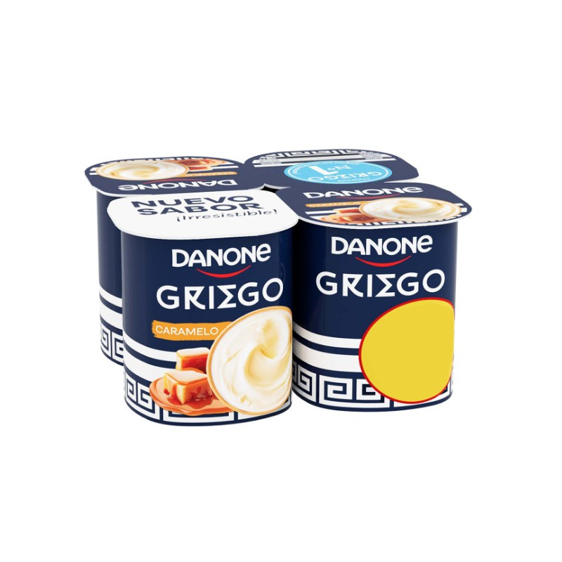 YOGUR GRIEGO DANONE CARAMELO 4X110GR