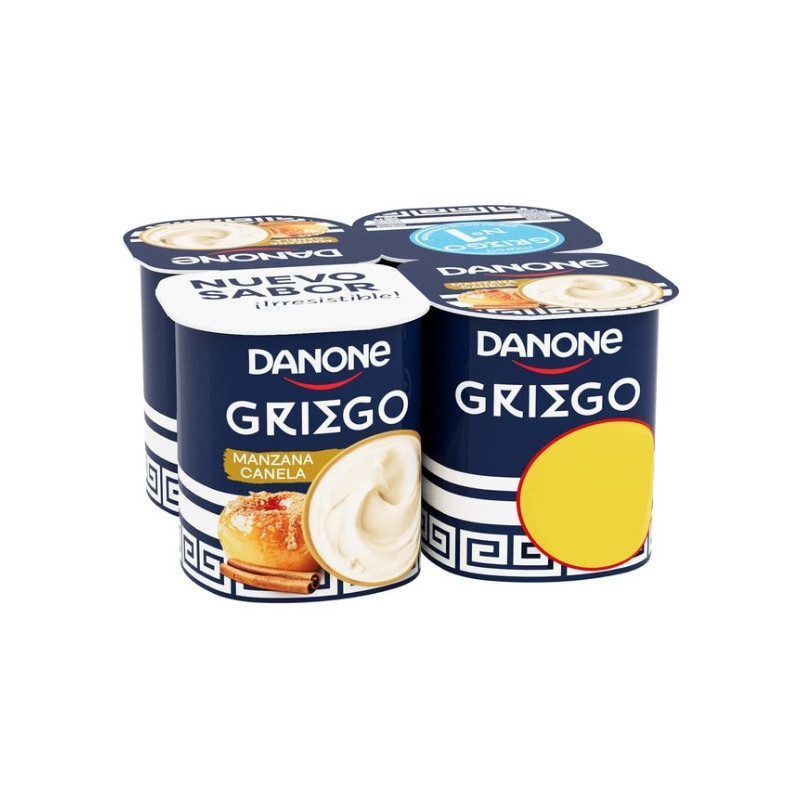 YOGUR GRIEGO DANONE MANZANA CALENA P4