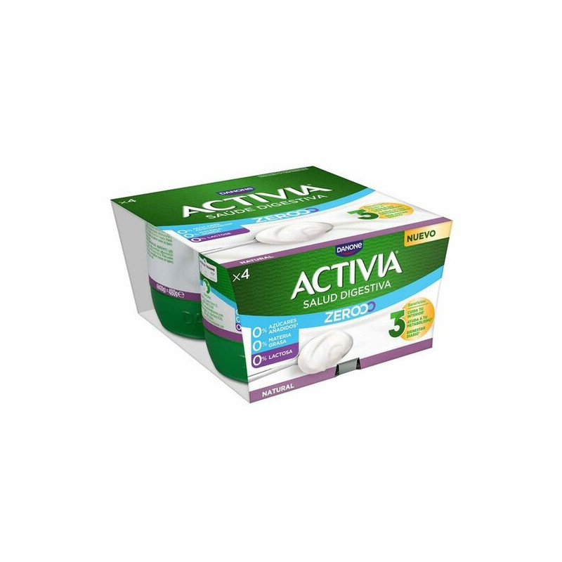 YOGUR NATURAL TRIPLE ZERO ACTIVIA 4X120GR