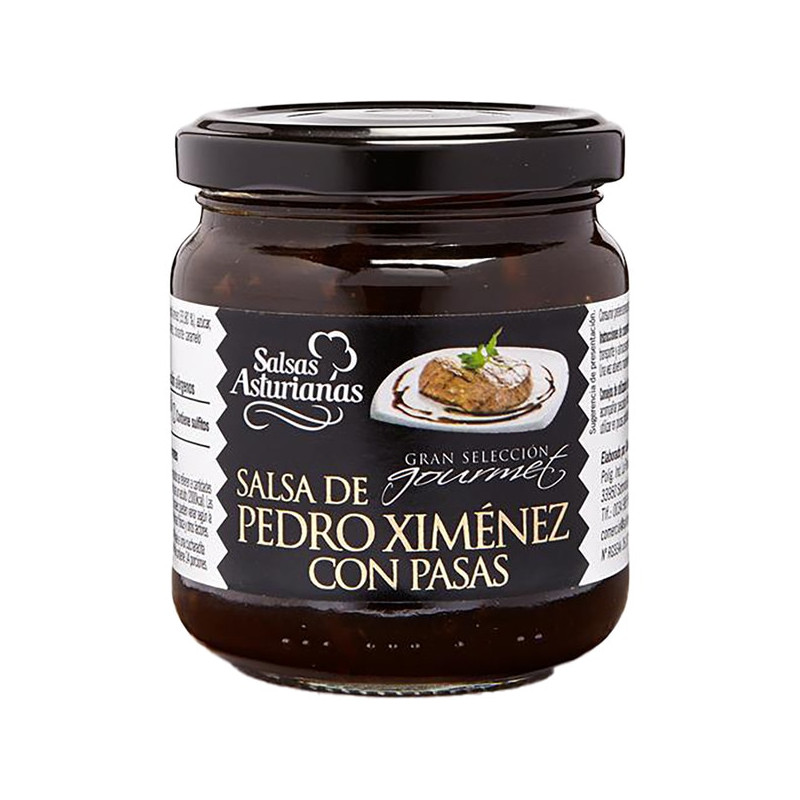 SALSA DE PEDRO XIMENEZ CON PASAS 210GR