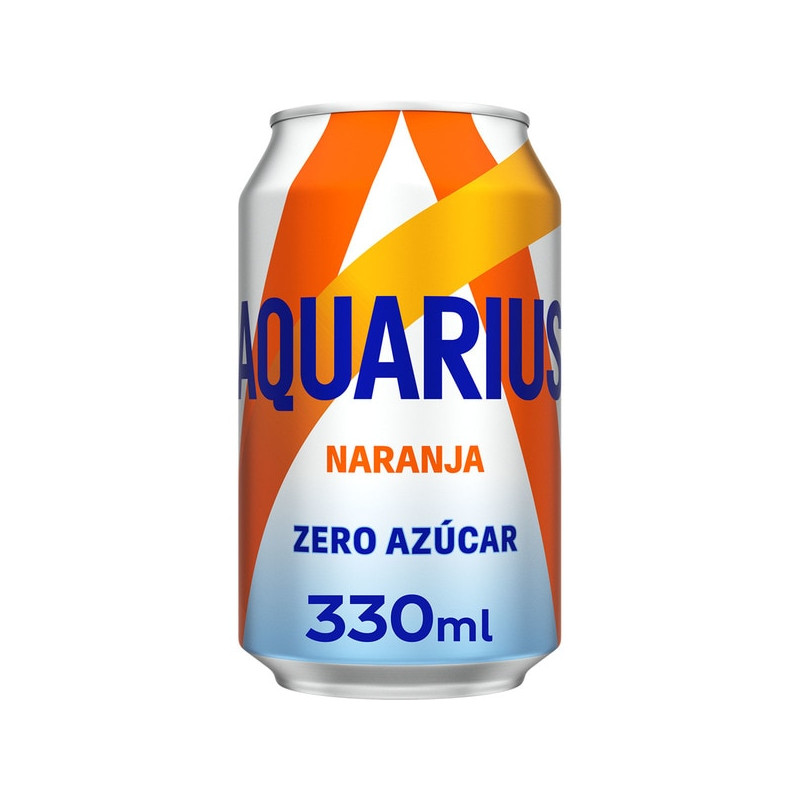 REFRESCO AQUARIUS NARANJA ZERO 33CL
