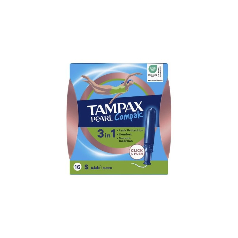 TAMPAX COMPAK PEARL SUPER 16UD
