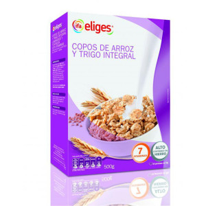 CEREALES COPOS ARROZ TRIGO INTEGRAL IFA 500GR