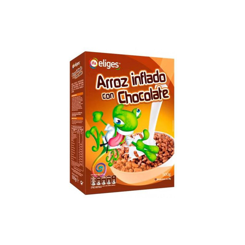 CEREALES ARROZ INFLADO CHOCOLATE IFA 500GR