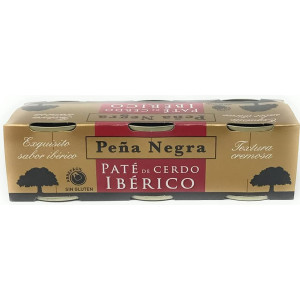 PATÉ IBERICO PEÑA NEGRA 3X83GR