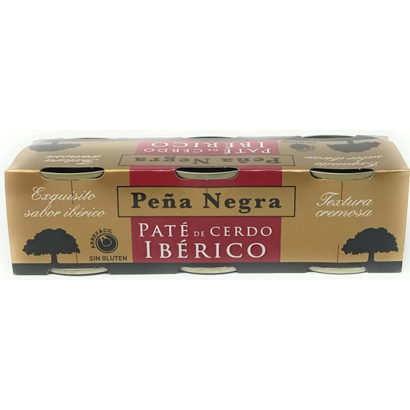 PATÉ IBERICO PEÑA NEGRA 3X83GR