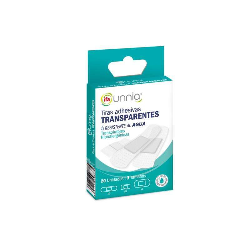 TIRITAS TRANSPARENTES 20UDS IFA