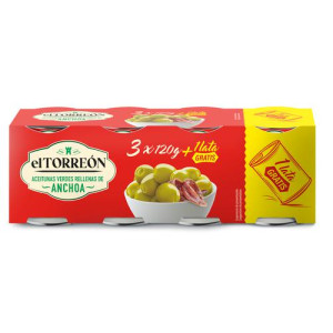 ACEITUNA CON ANCHOA EL TORREÓN  3 1 GRATIS