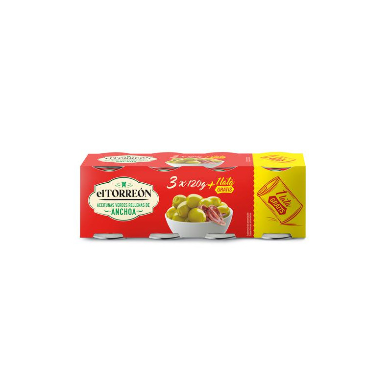 ACEITUNA CON ANCHOA EL TORREÓN  3 1 GRATIS