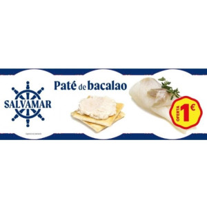 PATÉ DE BACALAO SALVAMAR 3x23GR