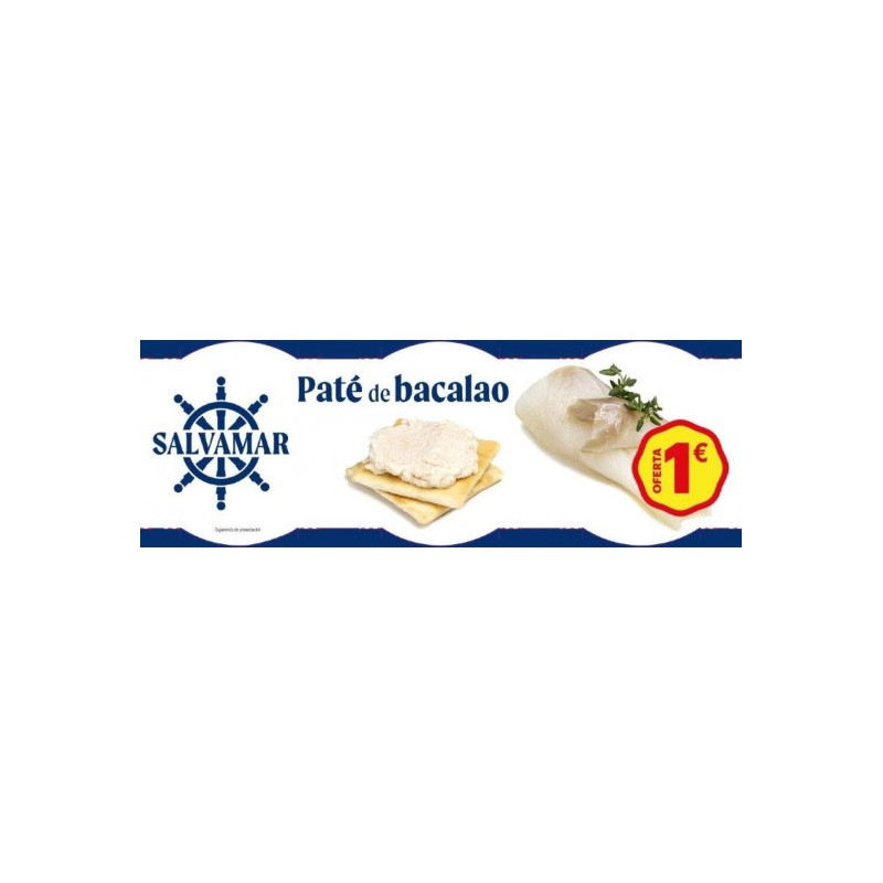 PATÉ DE BACALAO SALVAMAR 3x23GR