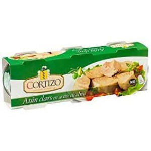 ATUN CORTIZO ACEITE OLIVA 3X52GR