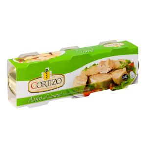 ATUN EN SALSA DE TOMATE CORTIZO 3X52GR