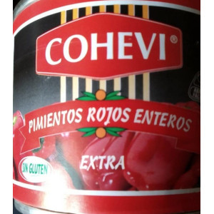 PIMIENTO ROJO ENTERO COHEVI 185GR