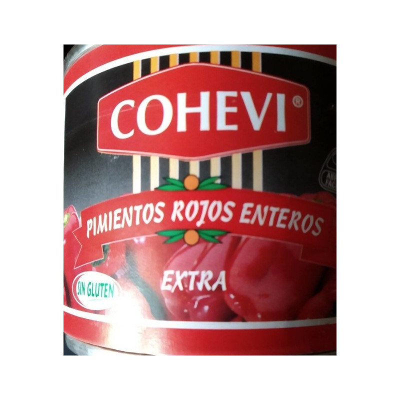 PIMIENTO ROJO ENTERO COHEVI 185GR