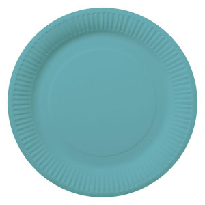 PACK 12 PLATOS 23CM AZUL