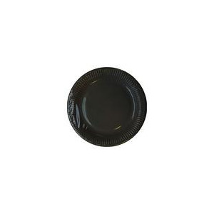 PACK 12 PLATOS 23CM NEGRO