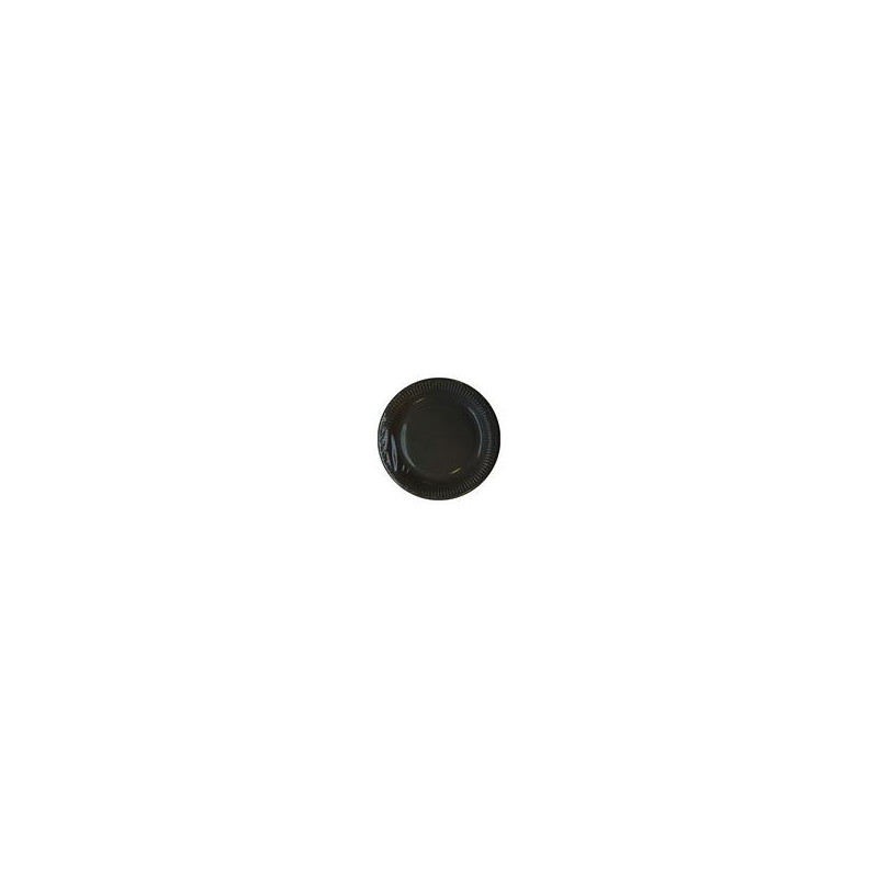 PACK 12 PLATOS 23CM NEGRO