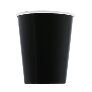PACK 12 VASOS 25CL NEGROS