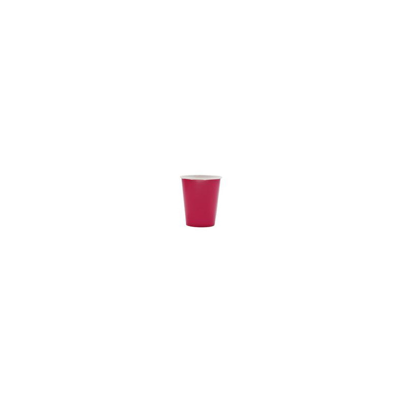 PACK 12 VASOS 25CL ROJO