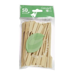 50 PALILLOS APERITIVO 12 CM  MADERA
