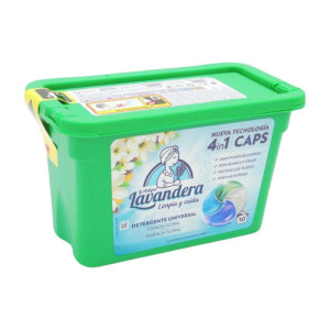 DETERGENTE EN CAPSULAS 4IN1 LAVANDERA 10 DOSIS