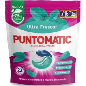 DETERGENTE PUNTOMATIC ULTRA FRESCOR 22 CÁPSULAS