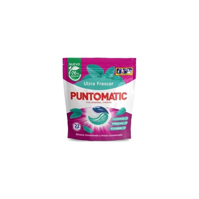 DETERGENTE PUNTOMATIC ULTRA FRESCOR 22 CÁPSULAS