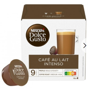 CAFÉ CÁPSULA C/LECHE INTENSO DOLCE GUSTO P16 160G