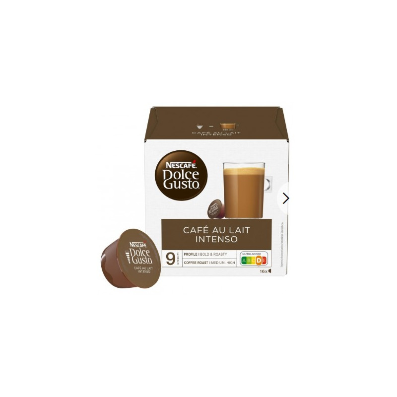 CAFÉ CÁPSULA C/LECHE INTENSO DOLCE GUSTO P16 160G