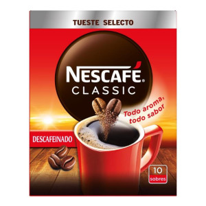 CAFE DESCAFEINADO NESCAFE 10X2GR