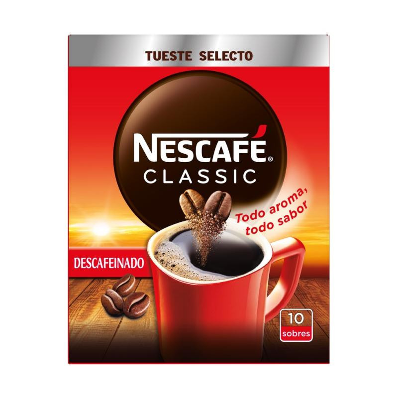CAFE DESCAFEINADO NESCAFE 10X2GR