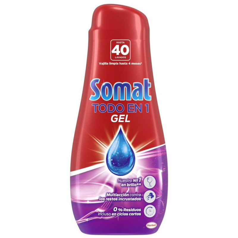 LAVAVAJILLAS SOMAT GEL 40 DOSIS