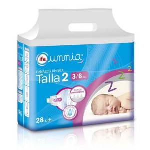 PAÑAL T2 3-6KG IFA UNNIA 28UD