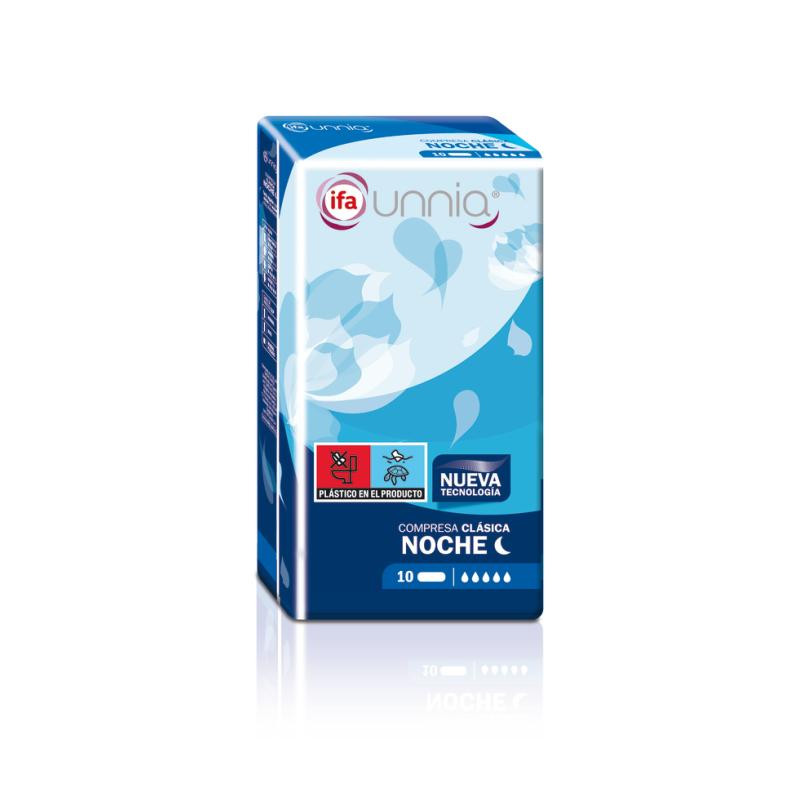 COMPRESA CLÁSICA NOCHE IFA 10UDS