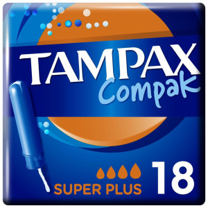 TAMPONES SUPER PLUS TAMPAX 18UDS