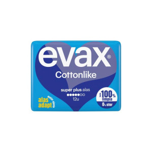 COMPRESA EVAX CLIKE SUPER PLUS ALAS 12UD