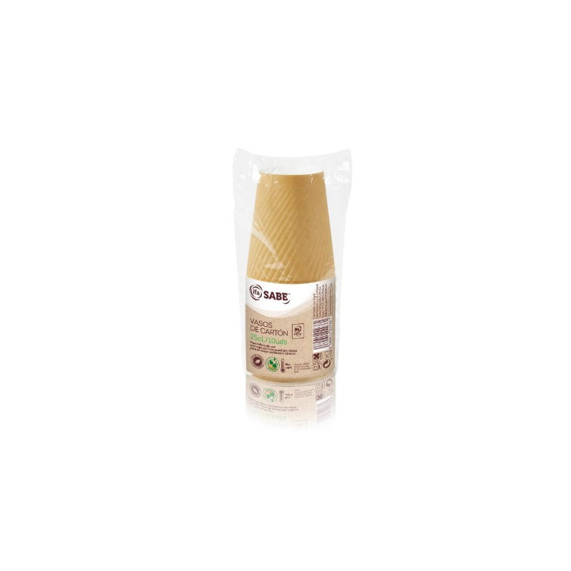 PACK 10 VASOS CARTON IFA