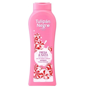 GEL DE BAÑO TULIPAN NEGRO FRESA/NATA 650ML