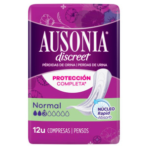 COMPRESA DISCRET NORMAL AUSONIA 12UDS