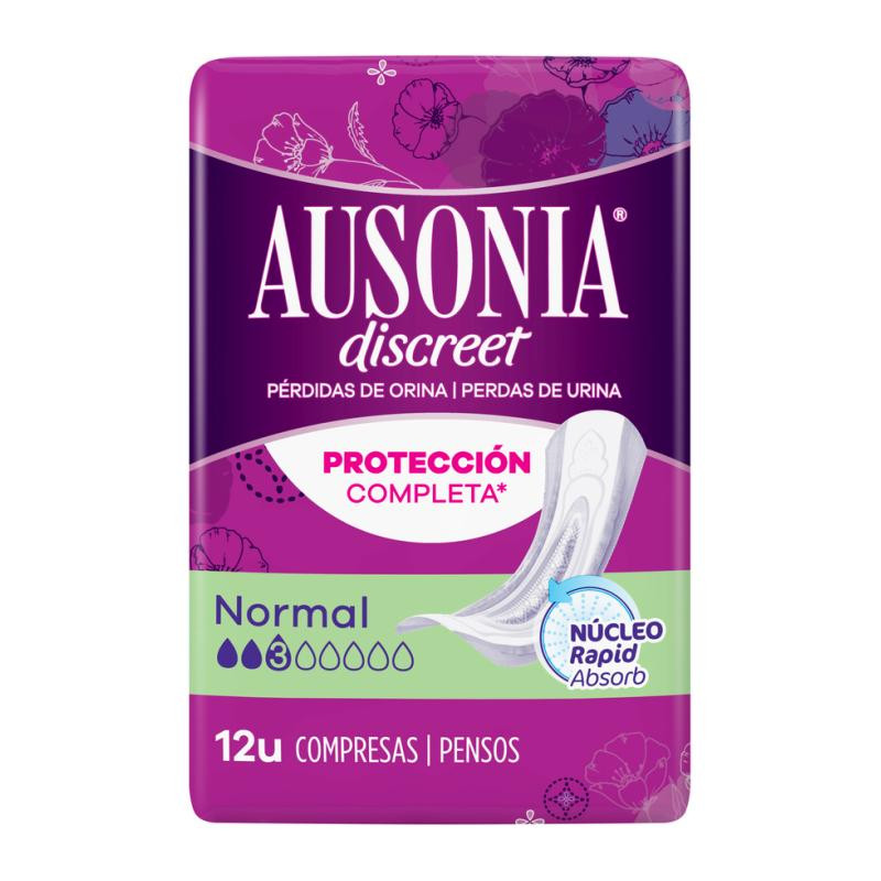 COMPRESA DISCRET NORMAL AUSONIA 12UDS