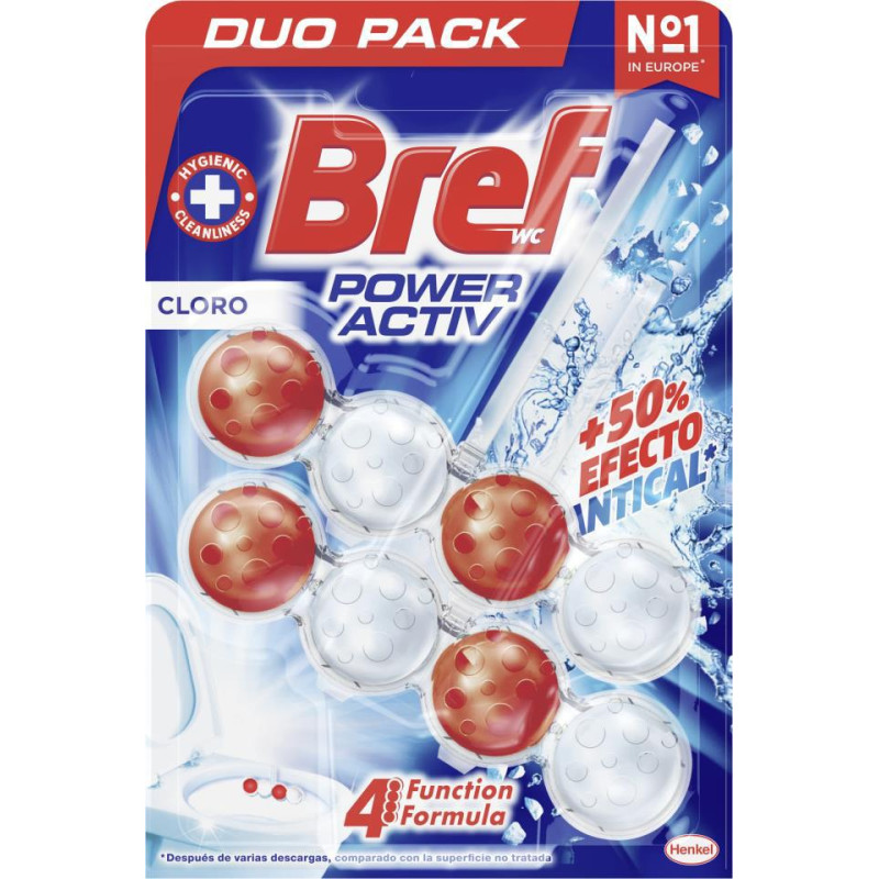 LIMPIADOR WC BREF CLORO 2X50GR