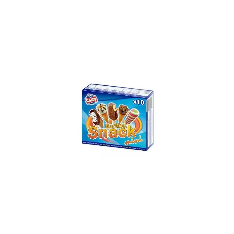 HELADO CASTY PACK SURTIDO SNACK MINI 10UDS
