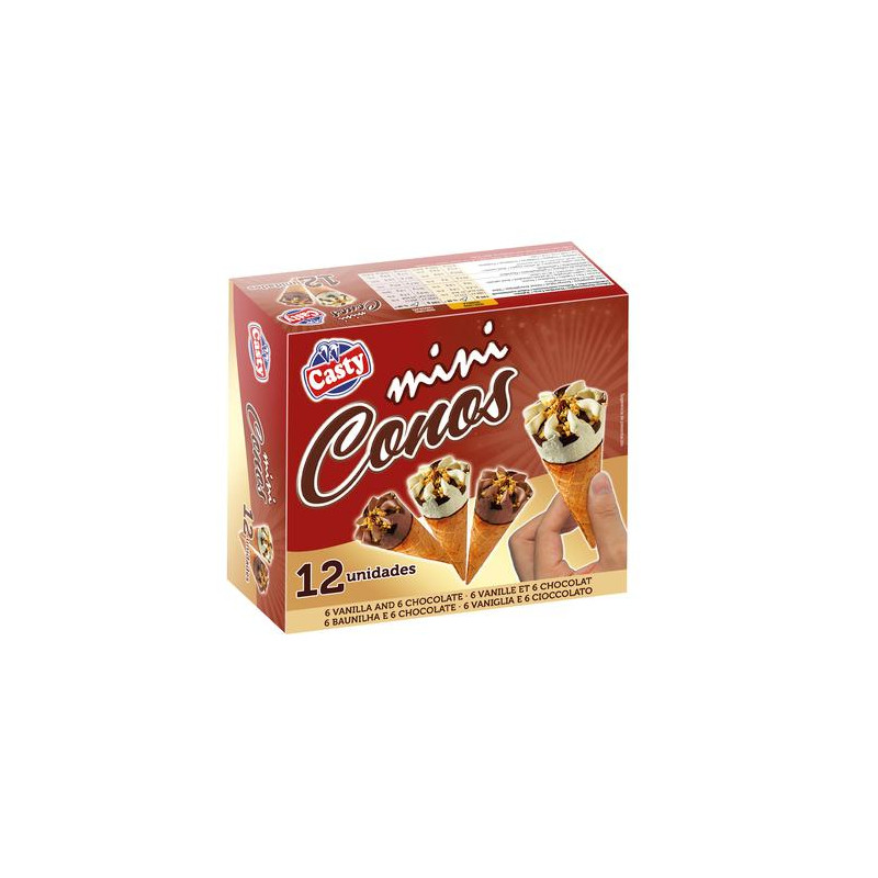 HELADO CASTY MINI CONO 12UD 