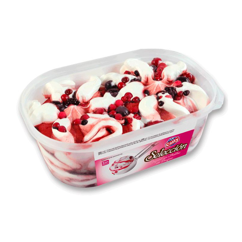 HELADO CASTY YOGUR FRUTAS BOSQUE 900ML
