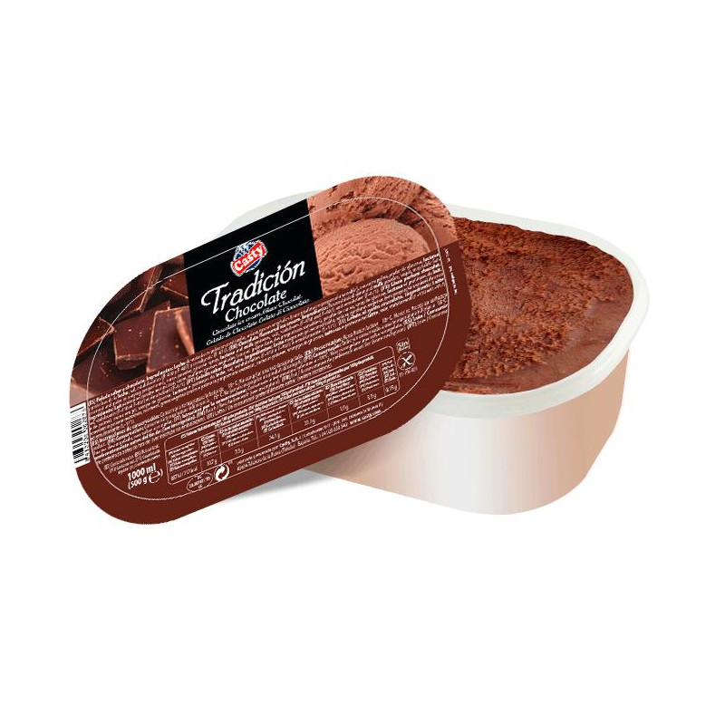 TARRINA TRADICION CHOCOLATE 1L CASTY