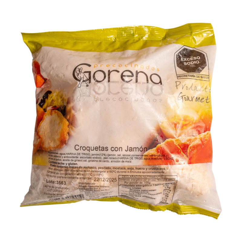 CROQUETAS GORENA JAMÓN 500GR