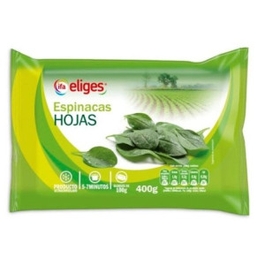 ESPINACAS 2 BLOQUE HOJAS 400GR
