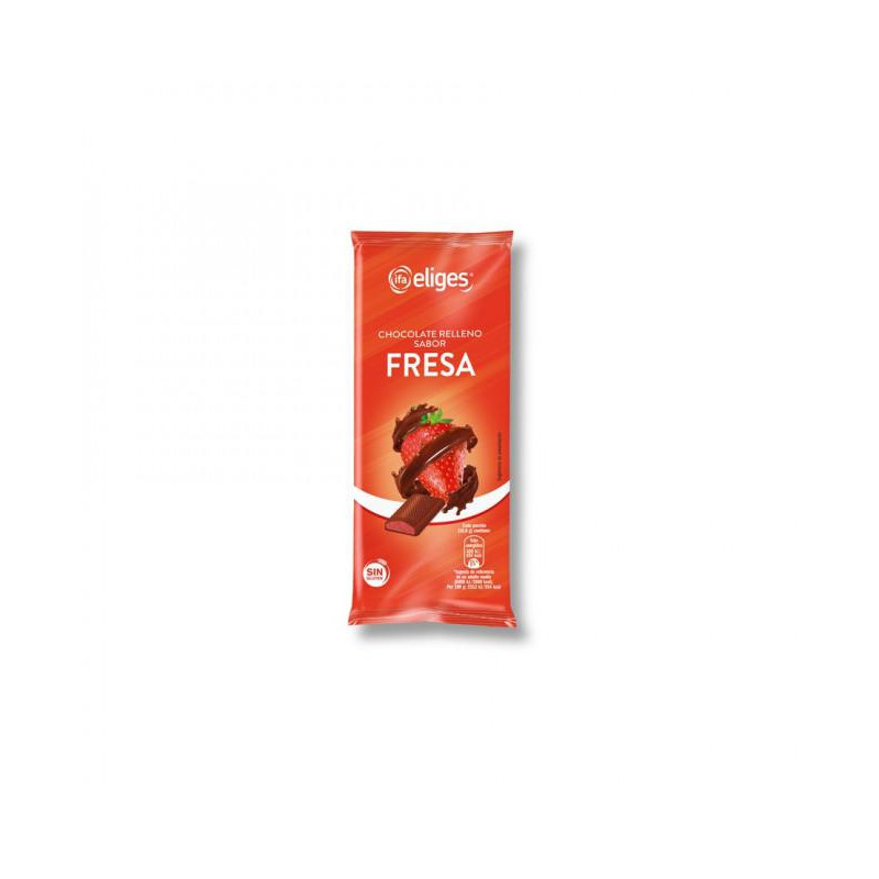 CHOCOLATE RELLENO FRESA IFA 100GR